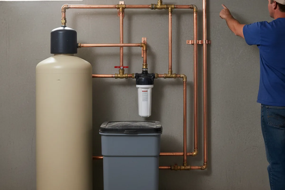 Whole-house water treatment system installed in Coldwater